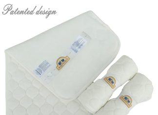 BlueSnail Quilted Thicker Waterproof Changing Pad Liners,3 Count(Snow White 13” x 27”)