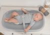 Papablic Baby Changing Pad – Soft & Wipeable Diaper Changing Table Mat for Dresser Bed Sofa, Built-in Safety Belt, Non-Slip, Waterproof, Easy to Clean – Gray, Ideal Gift for New Parents Main |