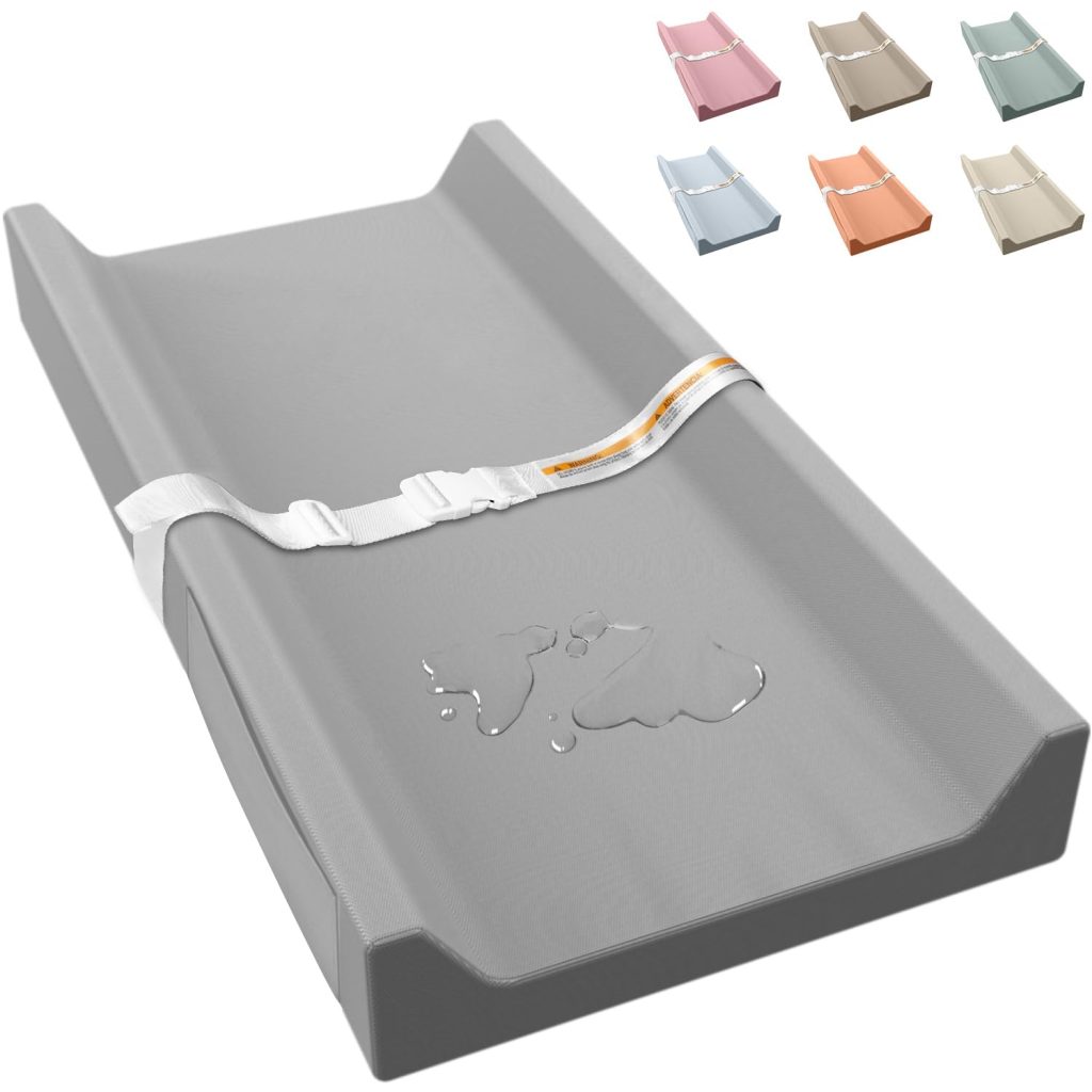 Vegan Leather Baby Changing Pad, Waterproof Wipeable Soft Diaper Changing Mat x 16.6 Comfortable Infant Changing Station for Dresser Table Vegan Leather Baby Changing Pad, Waterproof Wipeable Soft Diaper Changing Mat x 16.6 Comfortable Infant Changing Station for Dresser Table