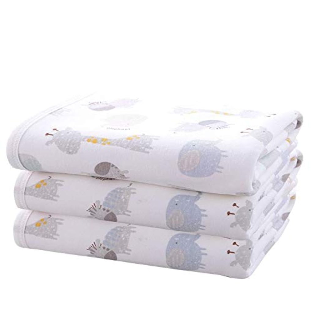Baby Diaper Changing Pad Liners(22X27.5 inches) Soft Cotton Waterproof Changing Pad for Baby Underpads Mattress Mat Sheet Protector Portable Reusable Urine Mats for Travel Gear Pack of 3 Baby Diaper Changing Pad Liners(22X27.5 inches) Soft Cotton Waterproof Changing Pad for Baby Underpads Mattress Mat Sheet Protector Portable Reusable Urine Mats for Travel Gear Pack of 3