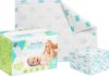 Vesta Baby 65 Disposable Changing Pads – Soft Absorbent Leak Proof Pee Mats – White Portable Diaper Change Underpads for Bed & Table Protection – 15″ x 20″ Waterproof Liners Main |