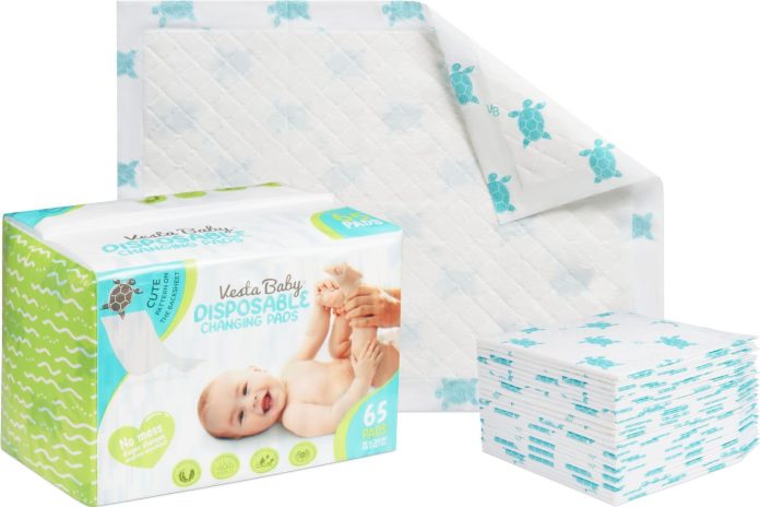 vesta-baby-disposable-changing-pads-soft-absorbent-leak-proof-pee-mats-white-portable-diaper-change-underpads-for-bed-ta