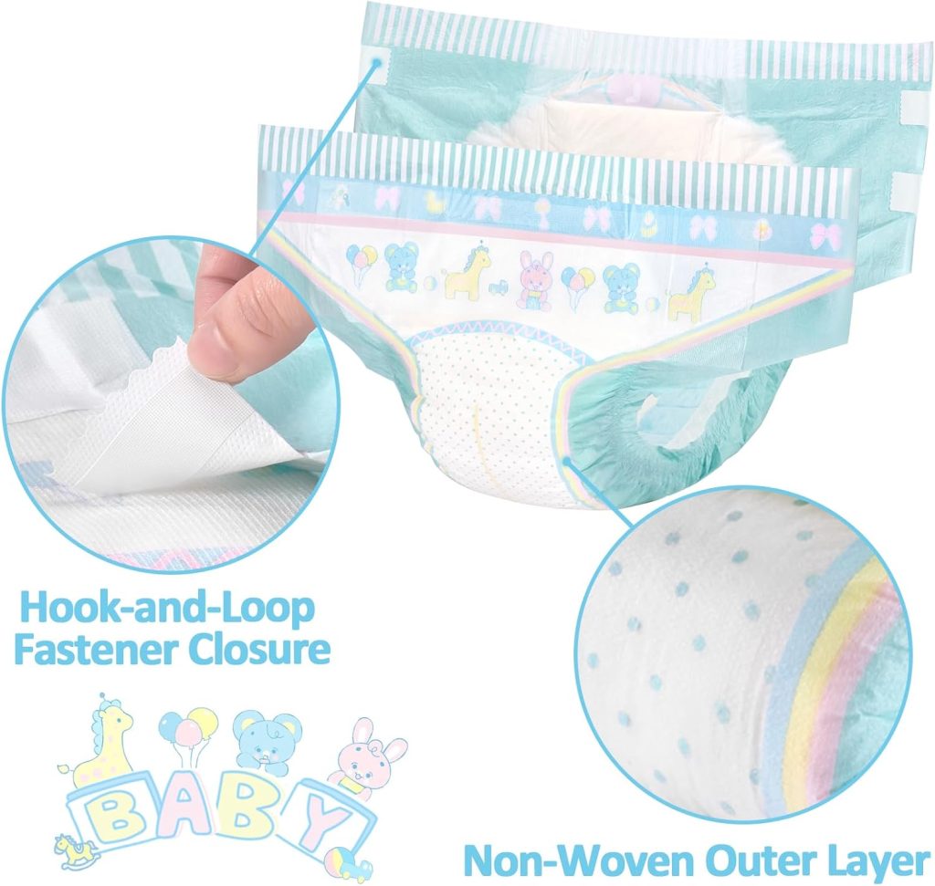 Littleforbig Adjustable Hook-and-Loop Fastener Closure Adult Printed Cloth Back Diaper 10 Pieces - Baby Parade (Medium 28"-38") review | Best Changing Pads Littleforbig Adjustable Hook-and-Loop Fastener Closure Adult Printed Cloth Back Diaper Pieces - Baby Parade (Medium 28"-38") review