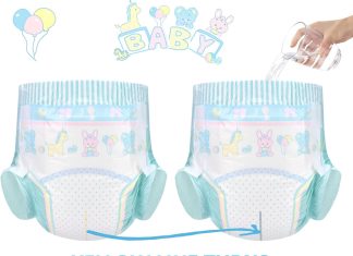 Littleforbig Adjustable Hook-and-Loop Fastener Closure Adult Printed Cloth Back Diaper 10 Pieces – Baby Parade (Medium 28″-38″) review Littleforbig Adjustable Hook-and-Loop Fastener Closure Adult Printed Cloth Back Diaper Pieces - Baby Parade (Medium 28"-38") review