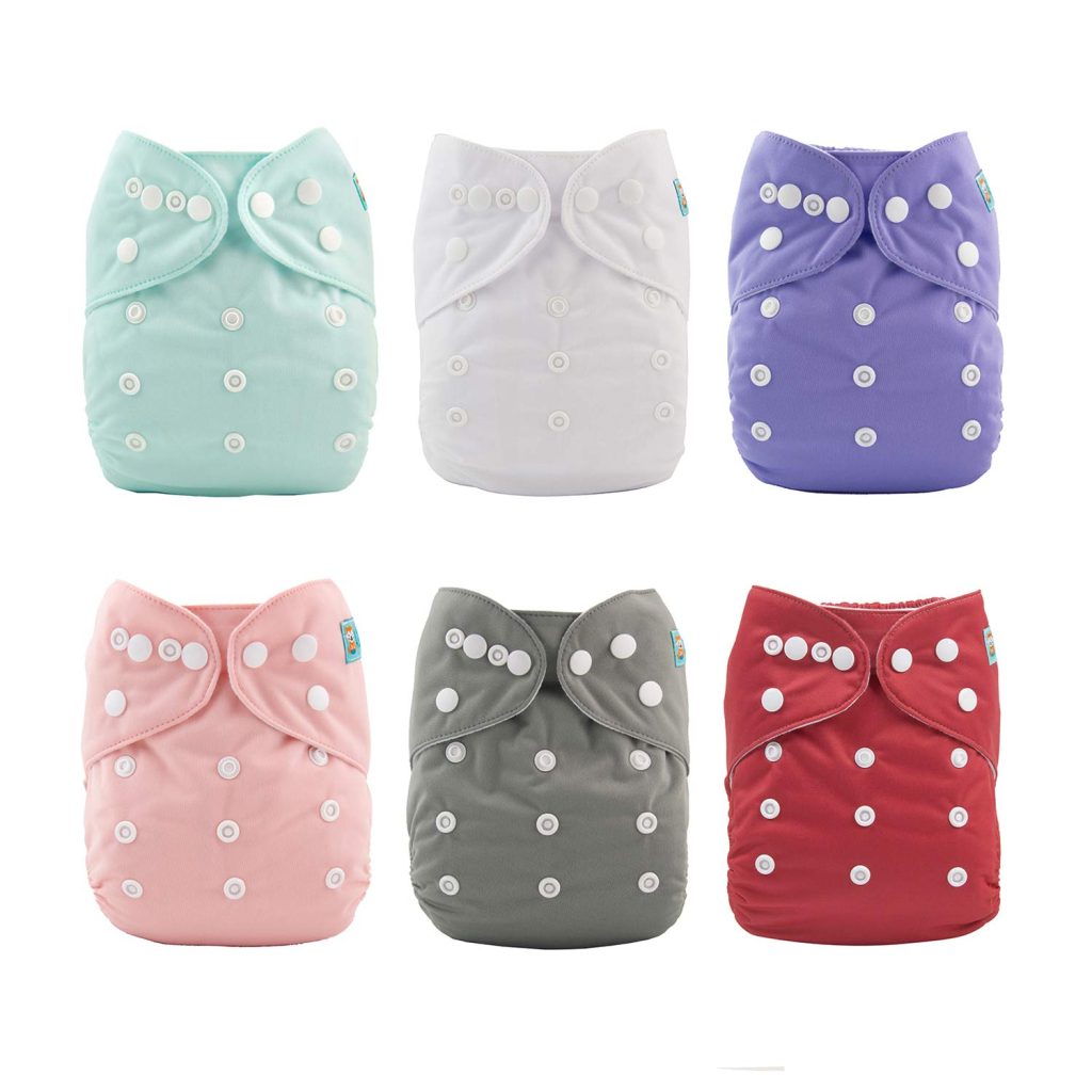 Product Name: ALVA Baby Cloth Diaper Covers Adjustable Reusable Washable 6 pcs&12 Inserts review | Best Changing Pads ALVA Baby Cloth Diaper Covers Adjustable Reusable Washable pcs&12 Inserts