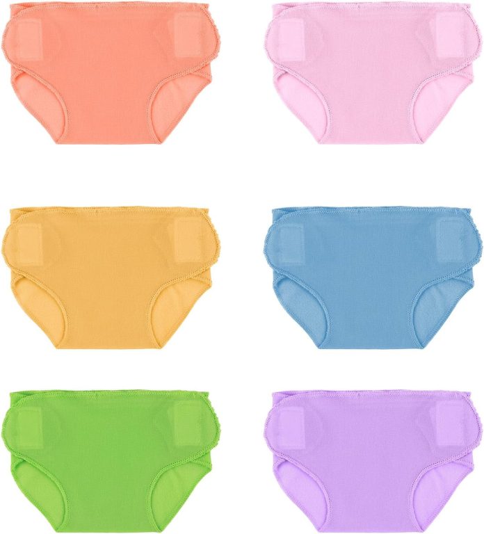 BABESIDE Pcs Reborn Baby Doll Diapers Reusable Washable for 17-24 Inch Dolls, Colors Reborn Dolls Diapers Underwear BABESIDE Pcs Reborn Baby Doll Diapers Reusable Washable for 17-24 Inch Dolls, Colors Reborn Dolls Diapers Underwear