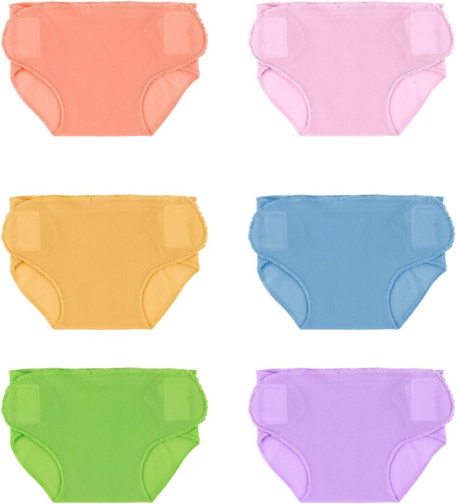BABESIDE 6 Pcs Reborn Baby Doll Diapers Reusable Washable for 17-24 Inch Dolls, 6 Colors Reborn Dolls Diapers Underwear Washable for Realistic Baby Doll Accessories review | Best Changing Pads BABESIDE Pcs Reborn Baby Doll Diapers Reusable Washable for 17-24 Inch Dolls, Colors Reborn Dolls Diapers Underwear